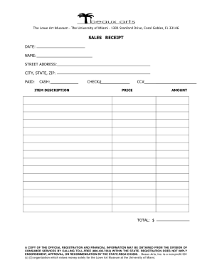Sales invoice form