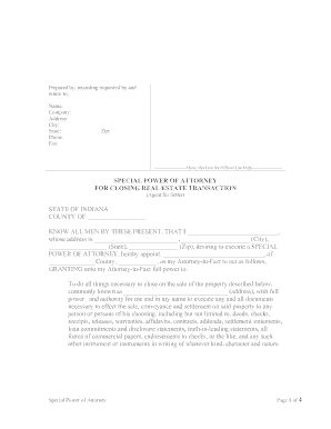 Power of attorney