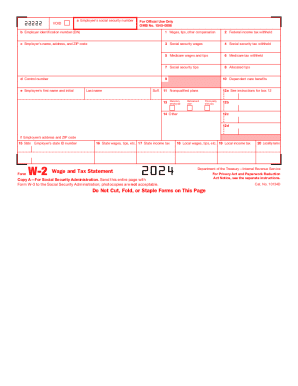 W2 form